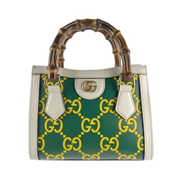GUCCI White Leather Shoulder Bag - Picture 1 of 5
